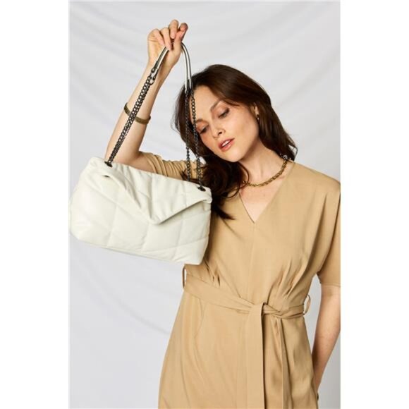 SHOMICO PU Leather Chain Handbag - Picture 16 of 16